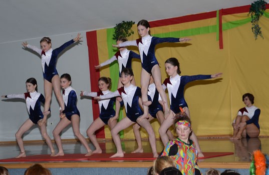 Die Akrobatikgruppe