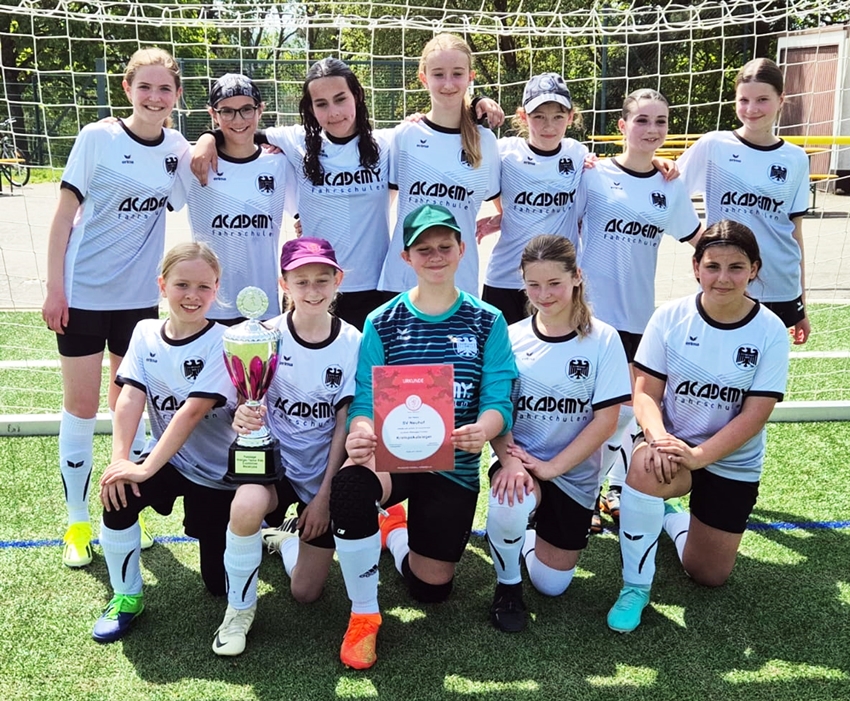 Unsere D-Juniorinnen gewinnen Kreispokal