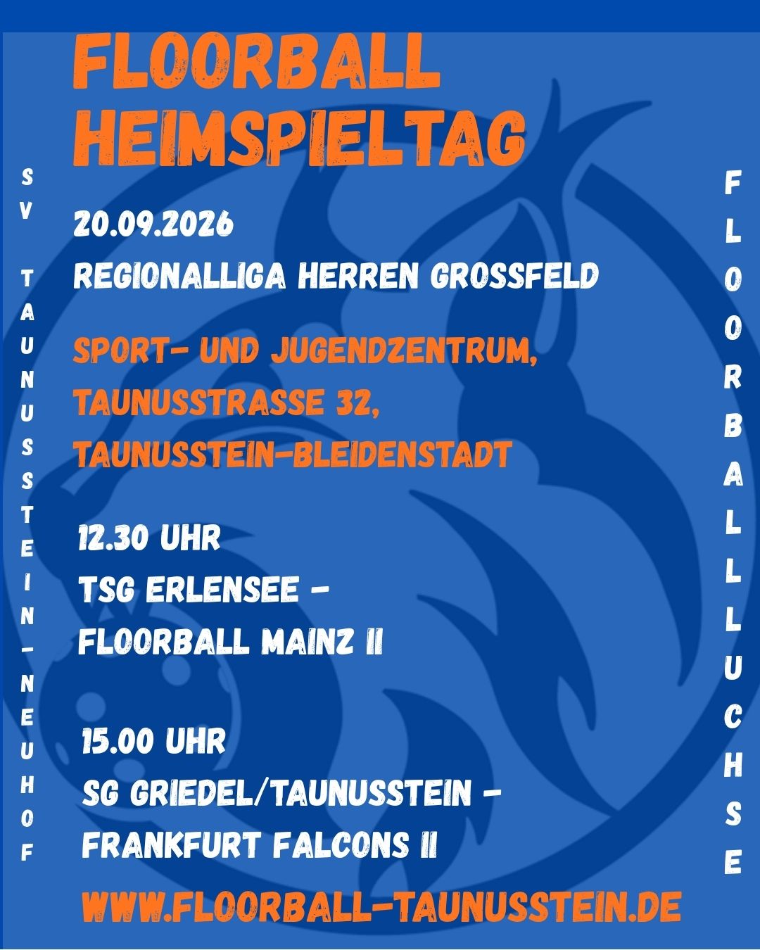Floorball bei der Sportvereinigung 1895 Taunusstein-Neuhof e.V Floorball bei der Sportvereinigung 1895 Taunusstein-Neuhof e.V.
